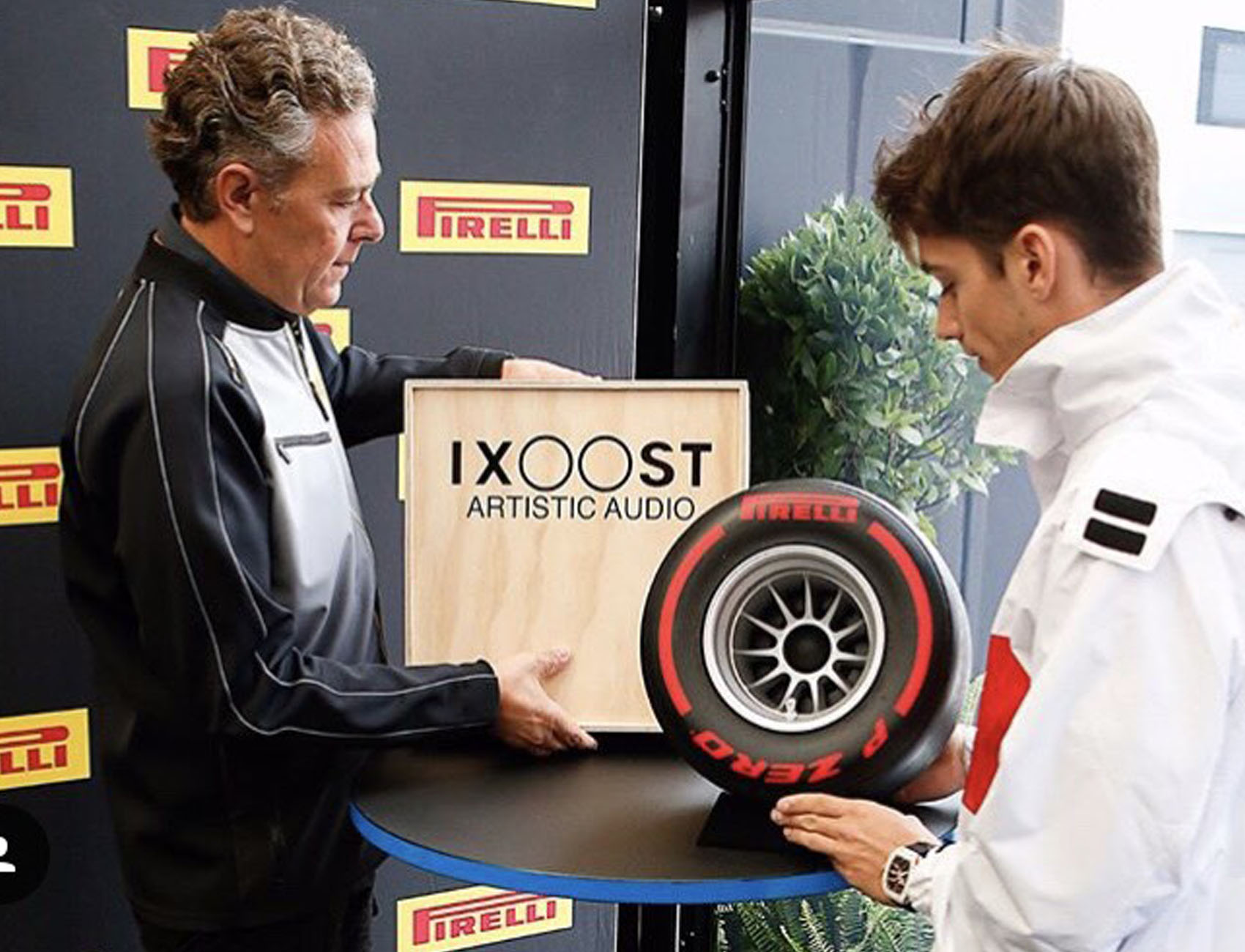 iXOOST stereo system Leclerc receives the Pirelli P ZERO Sound