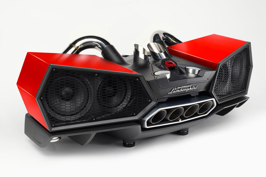 ESAVOX Mars Red Lamborghini™ design italiano e performance acustica