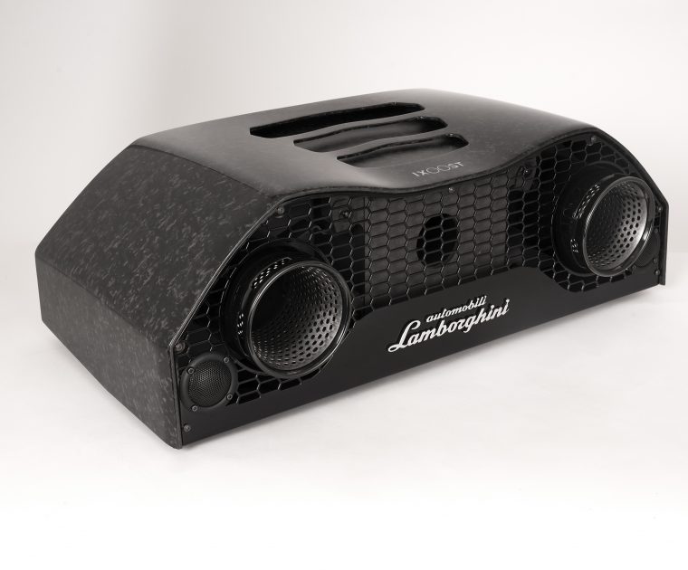 iXOOST Lamborghini™ AVALÁN Forged Carbon - amplificatore 2×100 watt