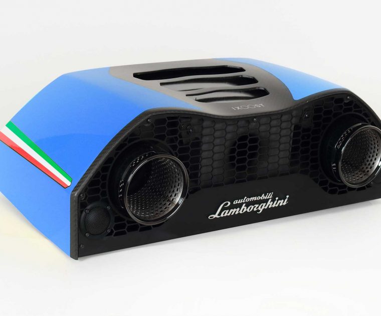 iXOOST AVALÁN Cepheus Blue Lamborghini™ luxury home speakers