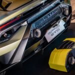The iXOOST AVALÁN hi-fi system and a flaming Lamborghini Huracàn STO